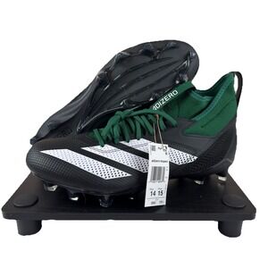 adidas Adizero Men's Football Cleats Black White Green